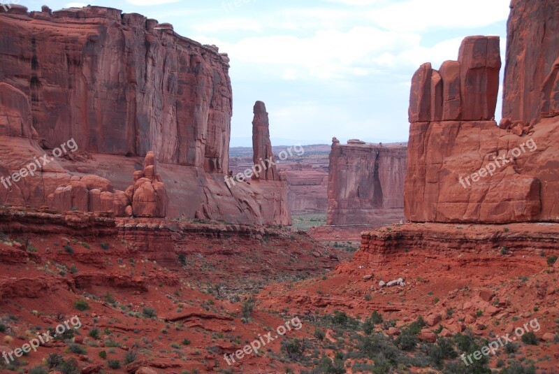 Red Rocks Moab Desert Utah Scenery