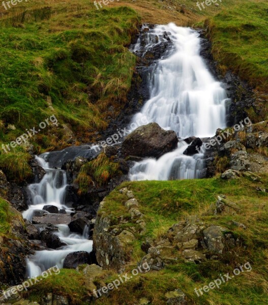 Waterfall Skye Island Scotland Isle