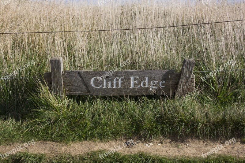 Cliff Edge Note Nature England Wood