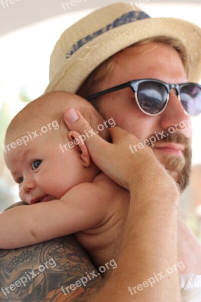 Father Son Sunglasses Free Photos