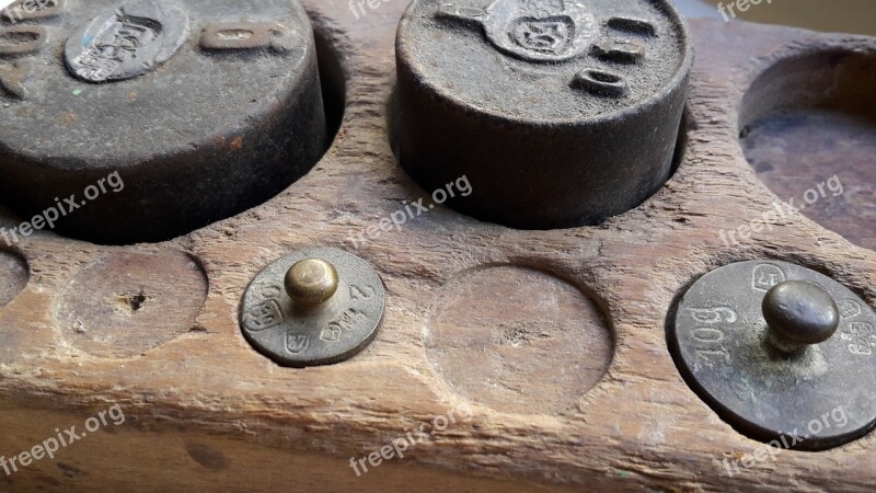 Weights Horizontal Weigh Vintage Antique