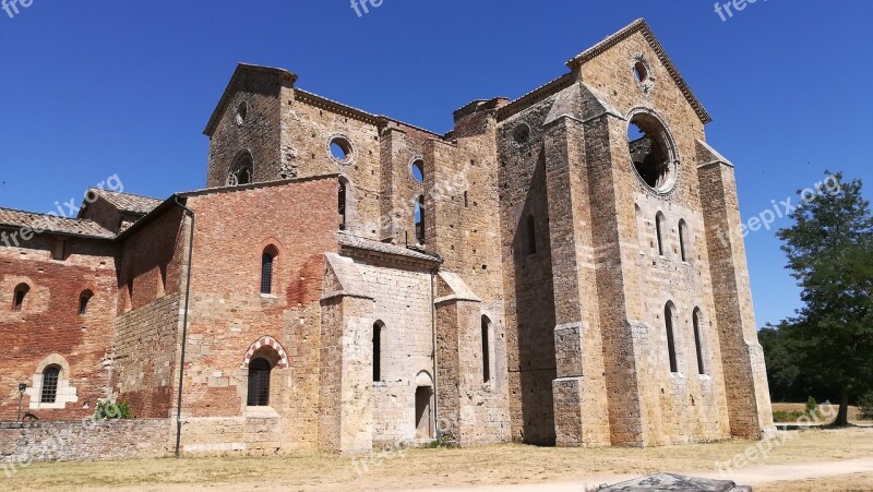 San Galgano Abbey The Crusades Tuscany Abandoned