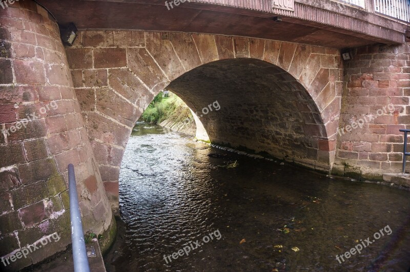 Bridge Water Crossing River Bach