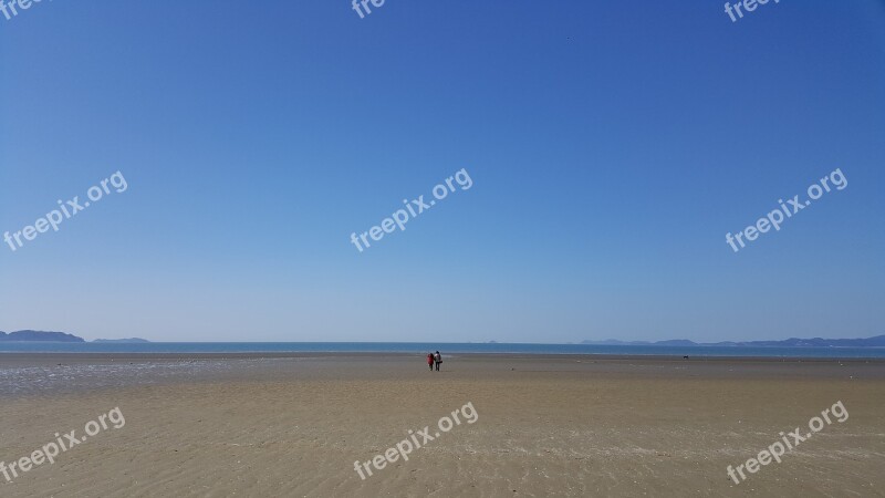 Sea Bathing Beach Sandy Sand Free Photos