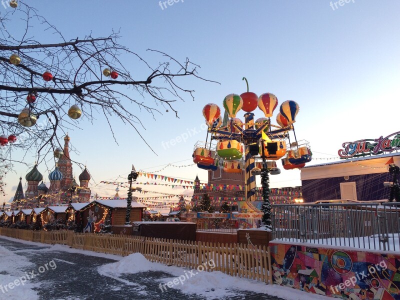 Moscow The Basil Architecture Cathedral Church