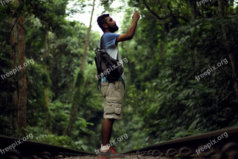 Jungle Man Half Pants Nature People