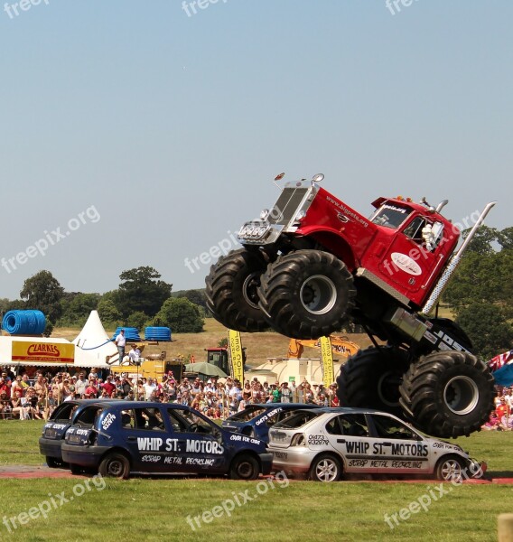 Monster Truck Vehicle Wheel Muscle Activity