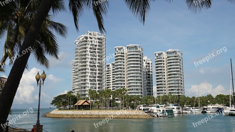 Beach Singapore Beach City Free Photos