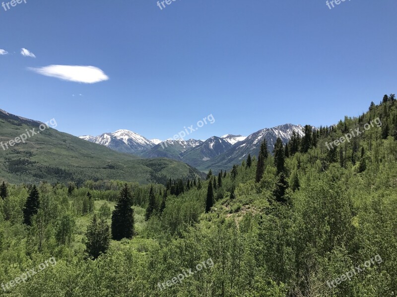 Maroon Bells Mountains Colorado Bells Maroon