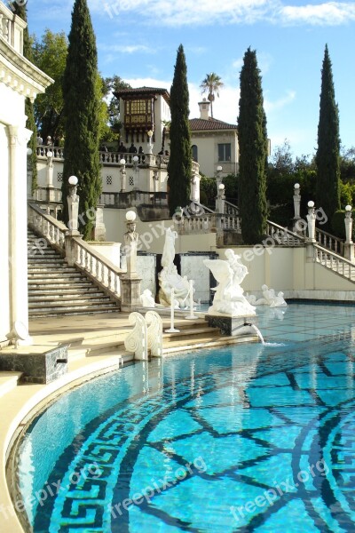 Hearst Castle Architecture Historical Free Photos