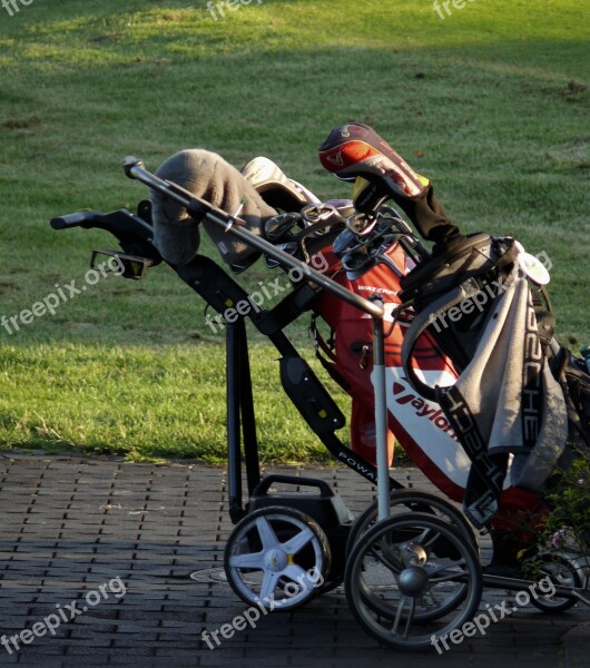 Golf Caddy Tee Golf Carts Golf Clubs