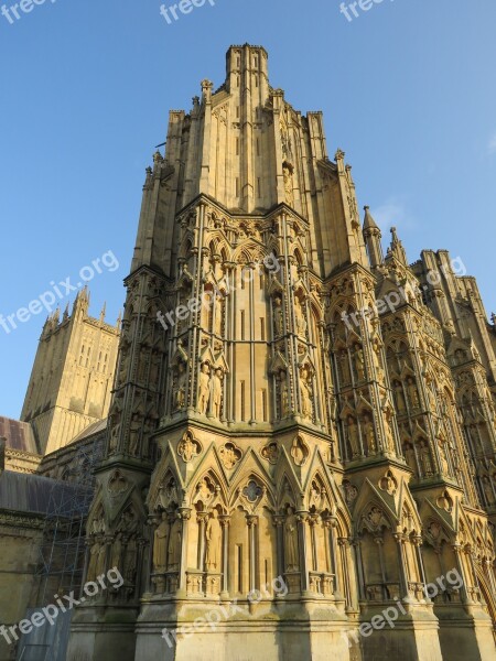 Wells Cathedral Somerset Uk Church