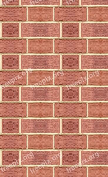 Brick Brickwork Red Foundation Blocks