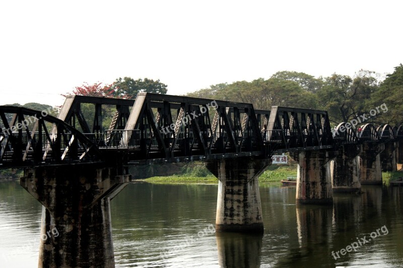 Kanchanaburi The Bridge Over The River Kwai Kwai Noi Tourism World War 2