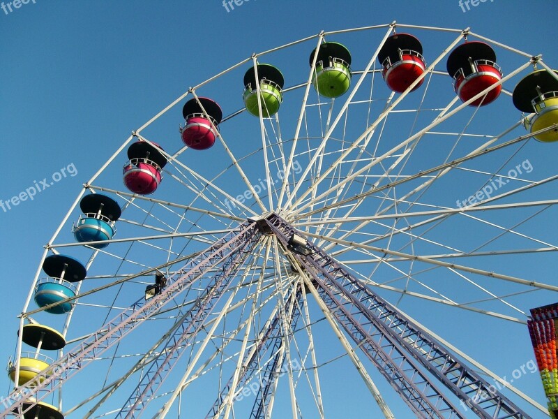 Amusement Park Ferris Wheel Holidays Free Photos