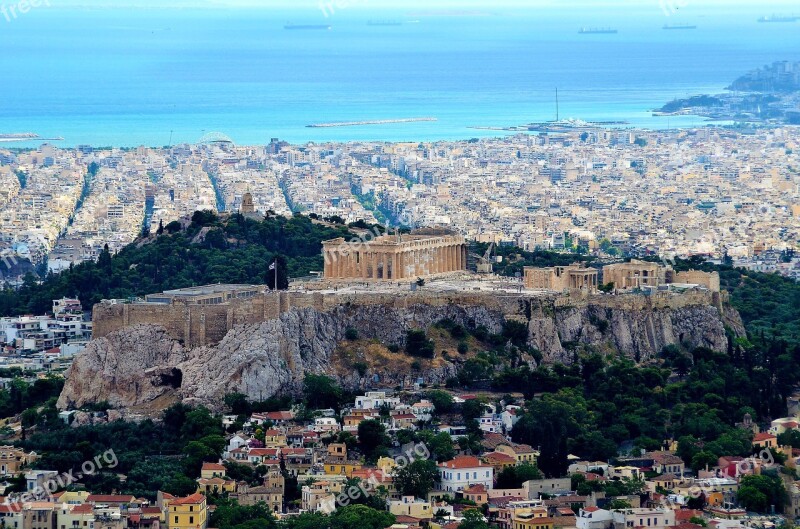 Citadel Athena Ancient Acropolis Milestone