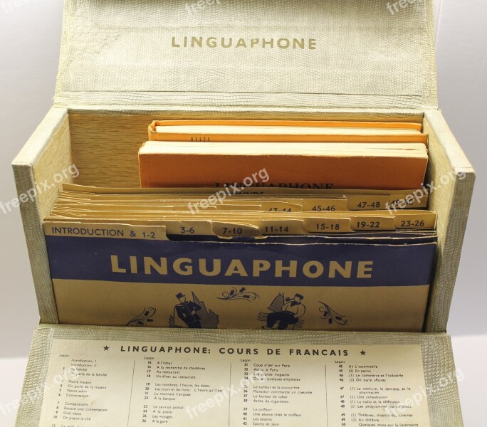 Education Historic Old Linguaphone Learn