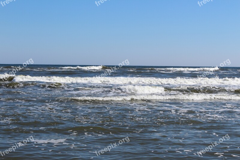 Landscape The Baltic Sea The Waves Free Photos