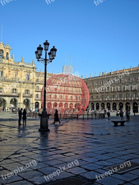 Main Square Salamanca Spain City Architecture