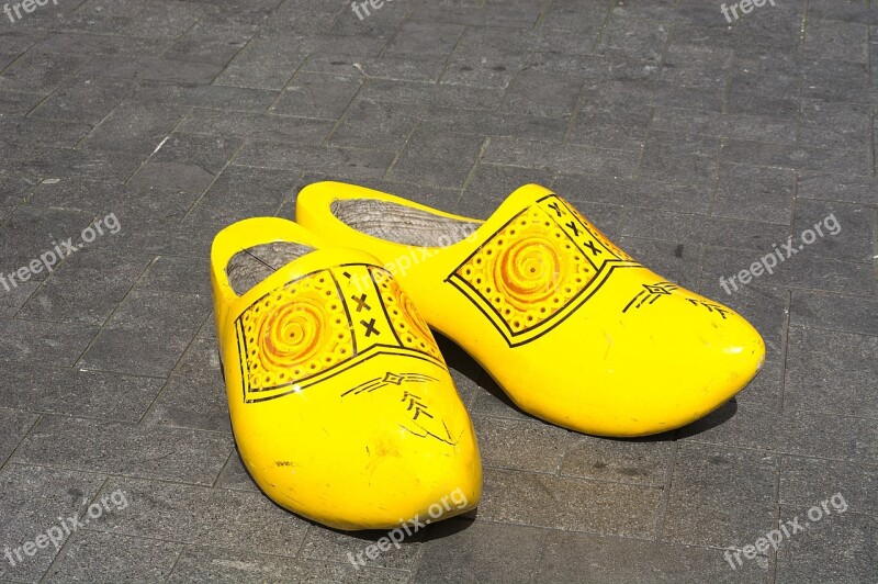 Clogs Shoes Pair Netherlands Amsterdam