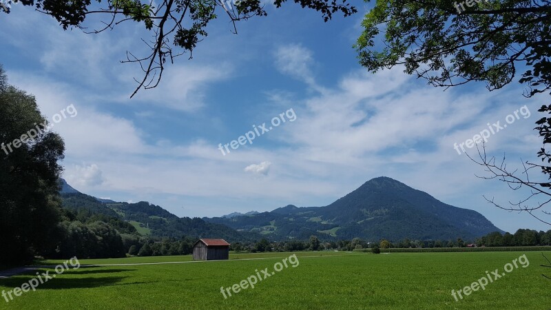 Landscape Mountain Meadow Landscapes Sky