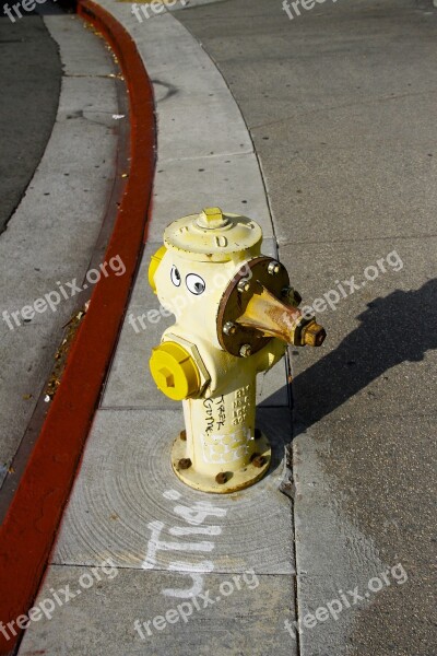 Water Hydrant Old Street Brick