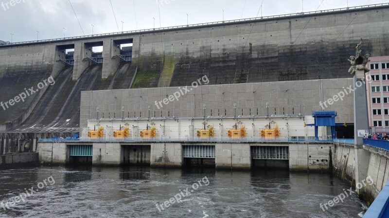 Dam Water Surface Czech Republic Water-level