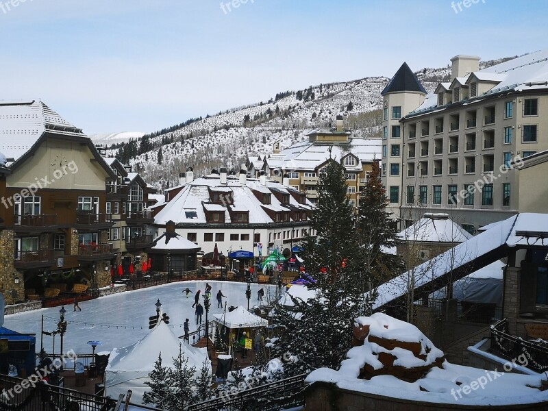 Beaver Creek Colorado Usa Ski Resort Free Photos