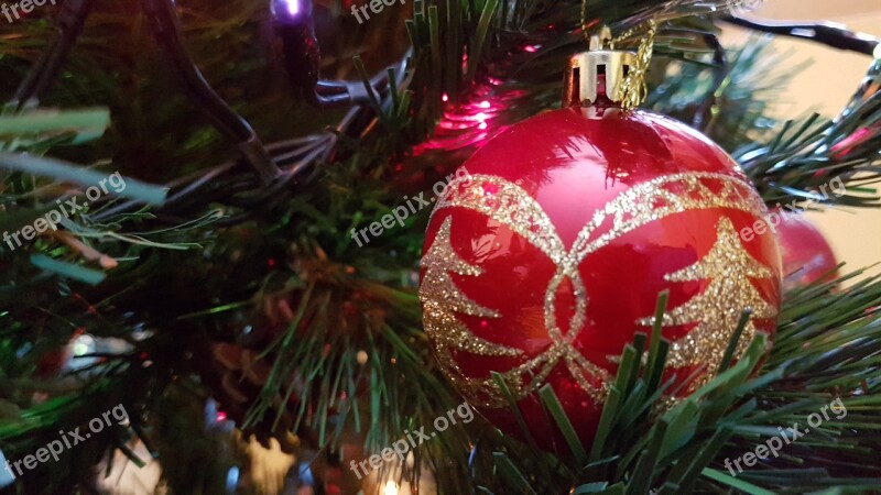 Christmas Decorations Red Free Photos