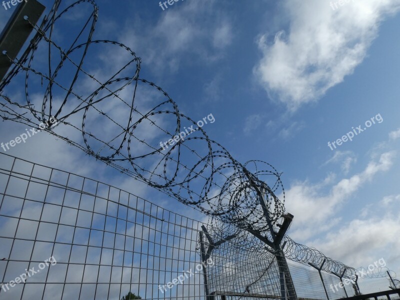 Fence Wire Barbed Wire Security Boundary