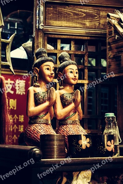 China Figurines Statue Sculpture Cute