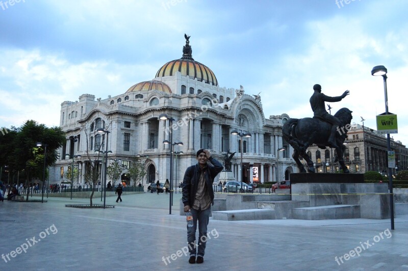 Mexico Fine Arts City Palace Architecture