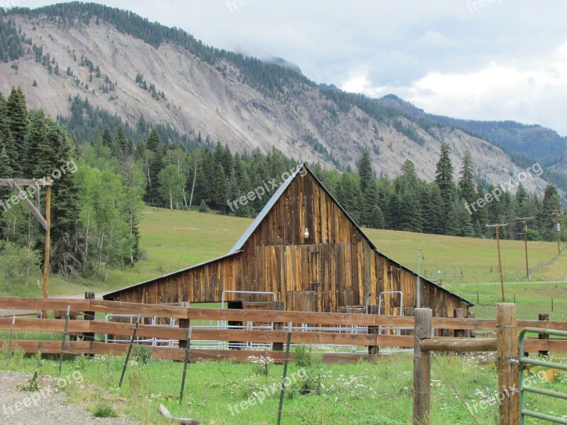 Wood Barn Building Farm History Ranch