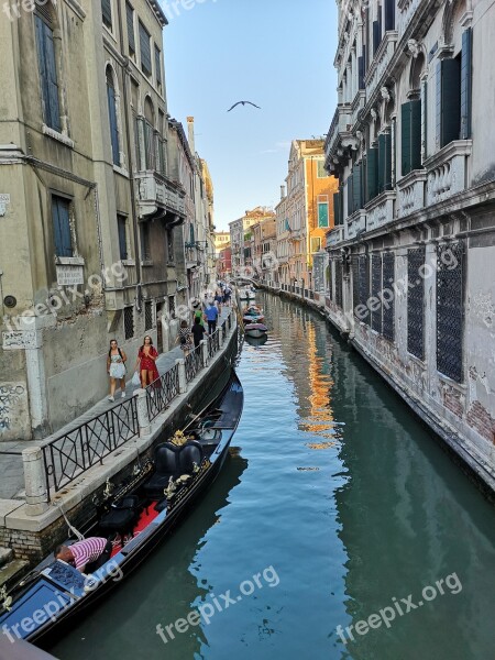 Italy Venice Channel Vacations Gondola