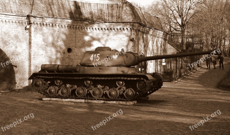 Main Battle Tank Monument Technology Old Tech Poznan