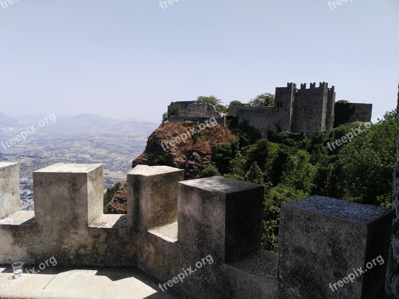 Erice Sicily Belvedere Free Photos