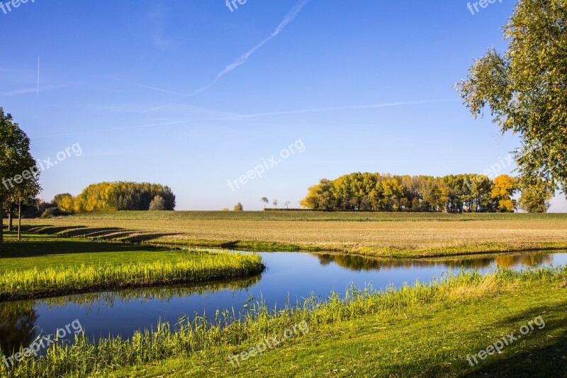 Holland Landscape Netherlands Polder Countryside