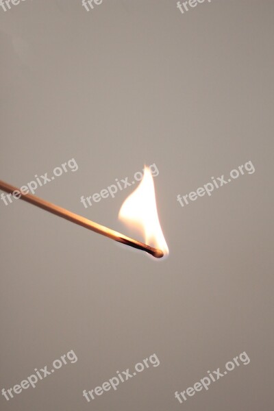 Match Fire Flame Burn Phosphorus