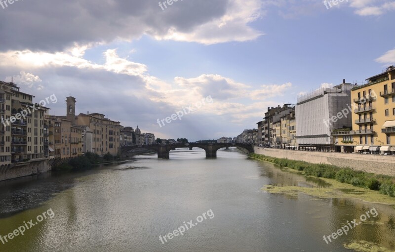 Arno River Florence Italy Free Photos