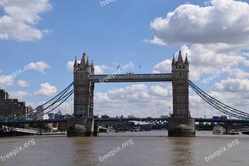 Tower Tower Bridge Bridge London Great Britain