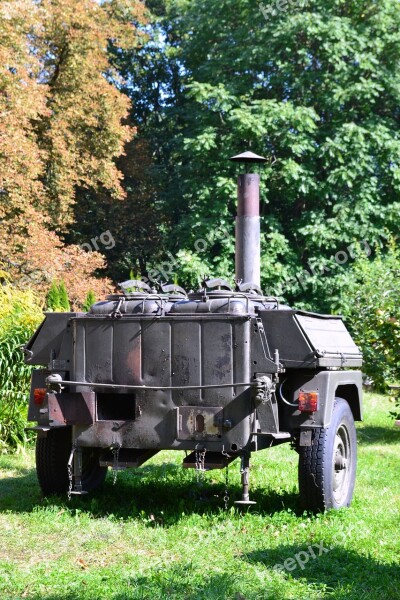 Field Kitchen The Military Nourishment Retro Monument Technology