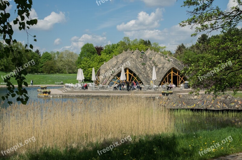 Restaurant Summer Beer Garden Lake Water