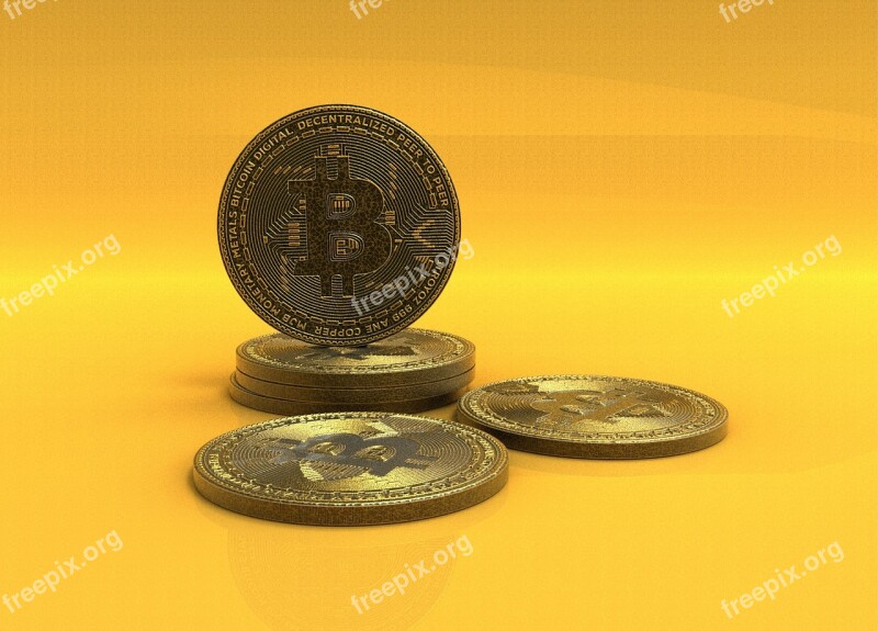 Bitcoin Cryptocurrency Digital Electronics Finance