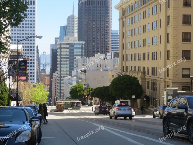 San Francisco Cable Car Sightseeing Slope City