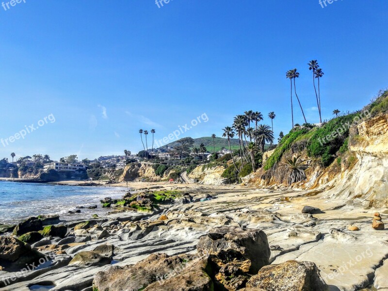 Laguna Beach California Coast Ocean Water