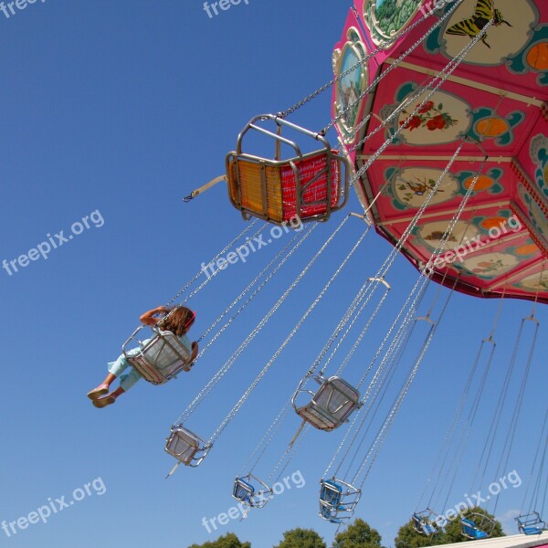 Chain Carousel Folk Festival Oktoberfest Fairground Year Market