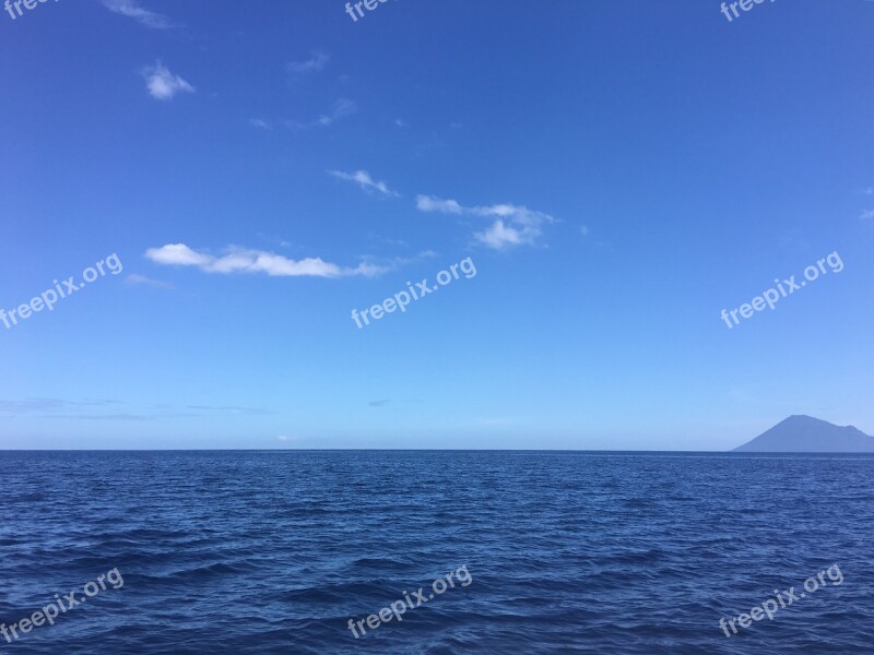 Blue Ocean Blue Manado Free Photos