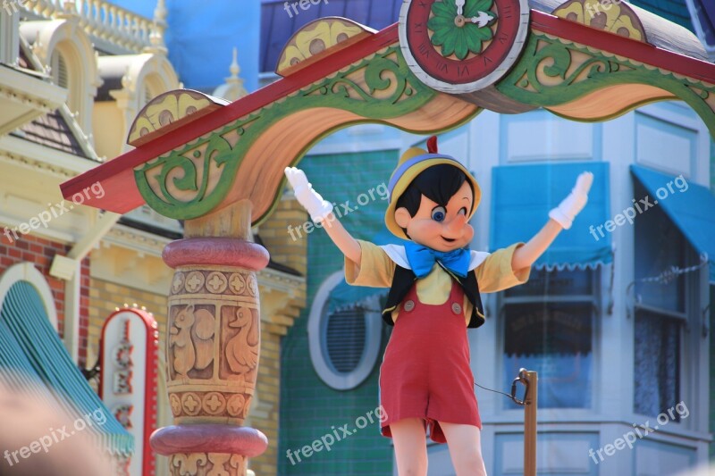 Pinocchio Disney Parade Character Free Photos