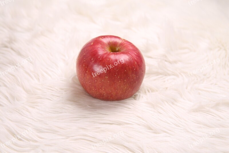 Apple Red Apple Fruit Fresh And Adverb