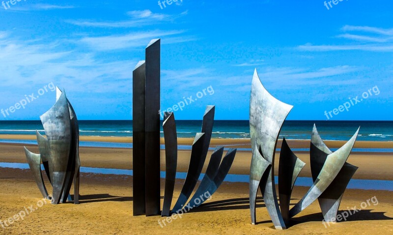 D-day World War Ii Normandy France Omaha Beach